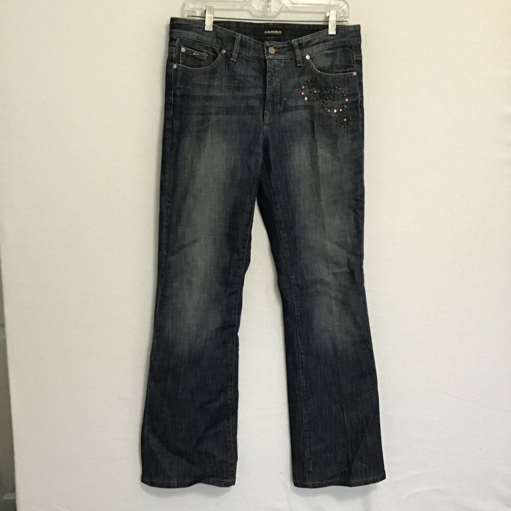 Vintage Cambio Norah Embellished Boot Cut Jeans Size 10